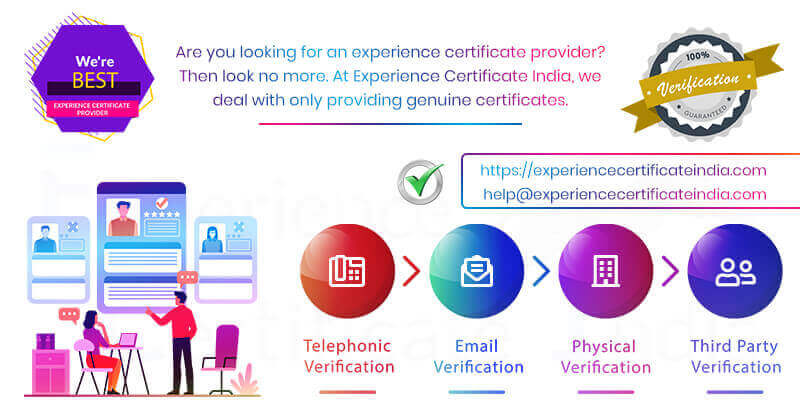 genuine experience certificate provider